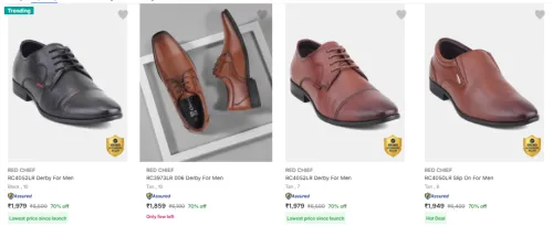 Image of Red Chief Men’s Formal Shoes At Minimum 70% Off