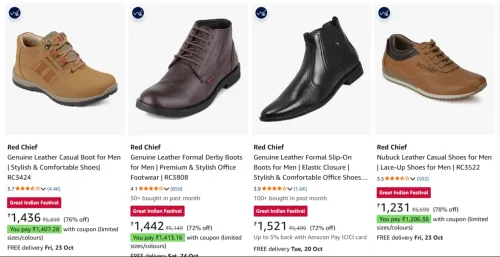 Image of Red Chief Men's Shoes at minimum 75% Discount