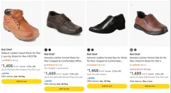 Red Chief Mens Shoes at minimum 70% Discount