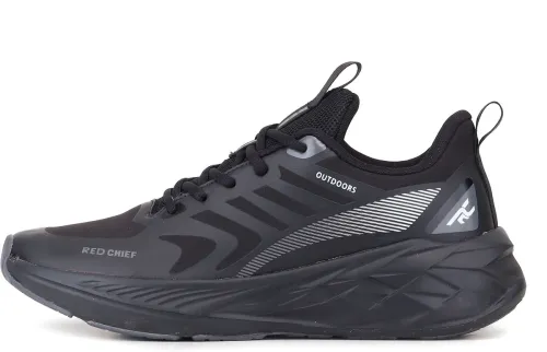 Image of RED CHIEF R1755 Running Shoes For Men (Black, 9)
