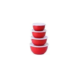 Red Euro Bowl Set - So4