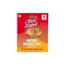 Red Label Instant Masala Chai Premix (13g x 10 Sachets)