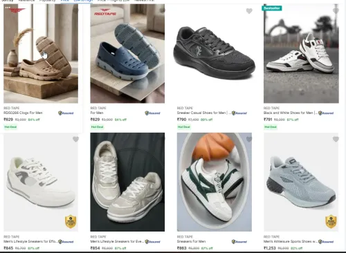 Image of Red tap men's shoes up to 89% Discount 