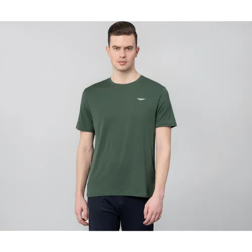Image of Red Tape Activewear Round Neck T-Shirt for Men | Quick Dry | Anti Microbial | Stretchable