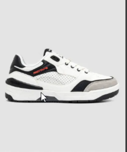 Image of RED TAPE  Black and White Shoes for Men
