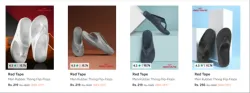 Red Tape Flip Flops upto 88% Discount