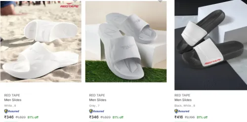 Image of Red Tape men's footwear At Minimum 83% Discount