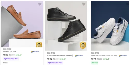 Image of Red tape Footwear up to 88% Discount