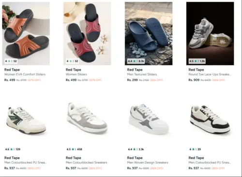 Image of Red tape Footwears up to 87% Discount