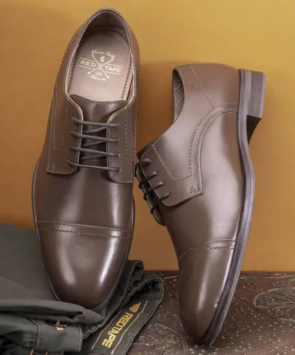 Image of RED TAPE Formal Derby Shoes for Men 
