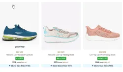 RED TAPE Low-Top Lace-Ups Shoes Starting At @₹612