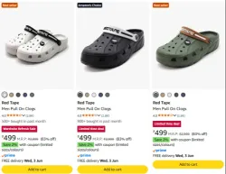 Red Tape Men Clogs @ Upto 83% Discount 