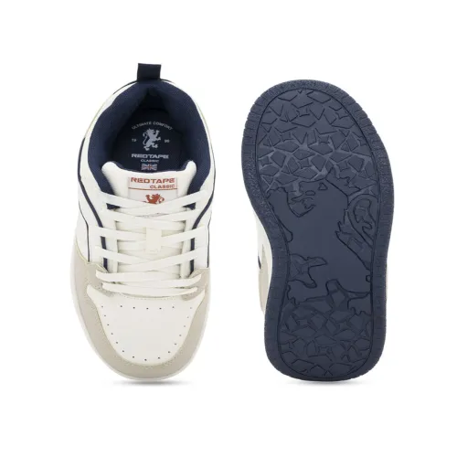 Image of Red Tape Men Colourblocked Round Toe Lace-Ups Sneakers
