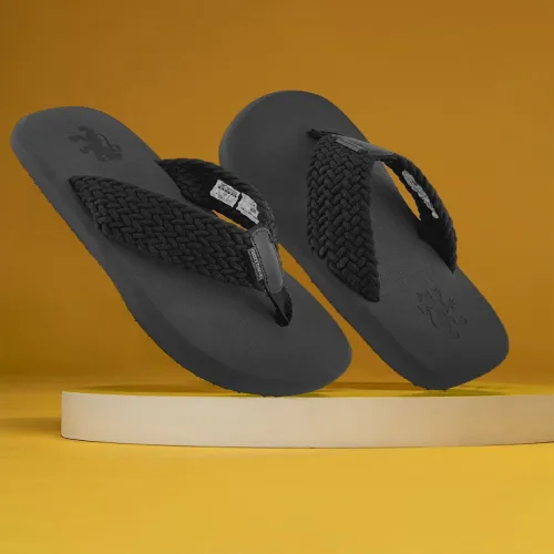 Image of Red Tape Men PU Thong Flip-Flops