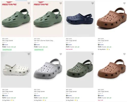 Image of Red tape Men’s Sandals & Floaters Up-To 90% Discount.