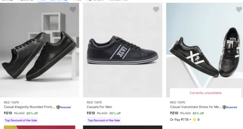 Image of RED TAPE Men's Shoes Minimum 87% Discount 