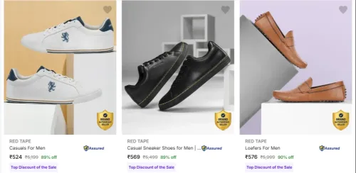 Image of RED TAPE Men’s Shoes Starting @ ₹524