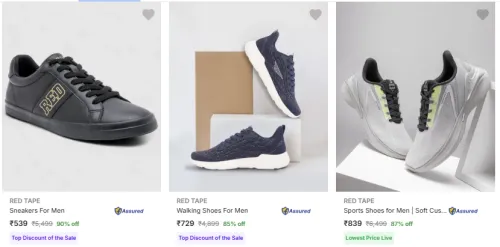 Image of Red Tape Men’s Sports Shoes Starts @ ₹539