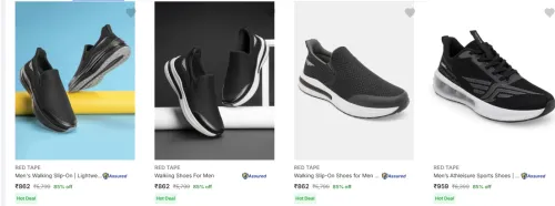 Image of Red Tape Men Shoes Minimum 80% Discount