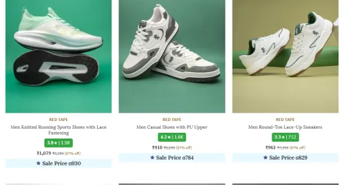 Image of Red Tape Men Shoes up to 88% Discount + Sale Price 