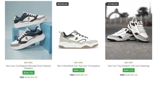 Image of Red Tape Men Shoes up to 86% Discount