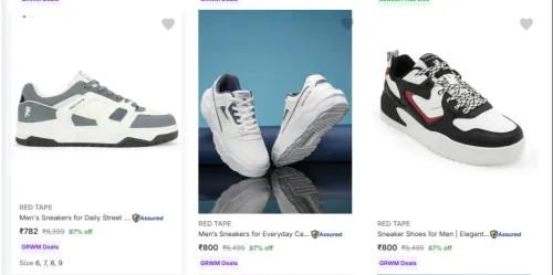Image of RED TAPE Men Shoes Upto 87% Discount 