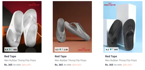 Image of Red tape Men Slide Flat 80% Discount 
