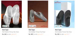 Red tape Men Slide Flat 80% Discount 