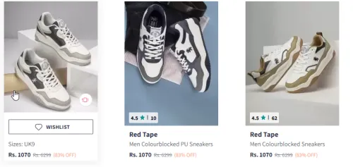 Image of Red Tape Men Sneaker Shoes Minimum 80% Discount