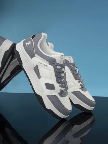 Image of RED TAPE Men’s Daily Street Sneakers White Blue