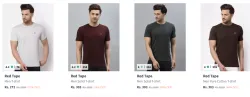 Red Tape Men T-shirt Starting @ ₹272