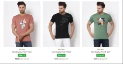 Red tape Men Tshirt Starting @ ₹234