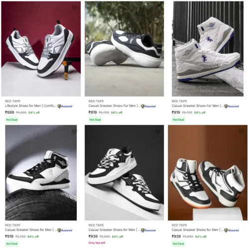 Image of RED TAPE Men’s Casual Shoes @ Minimum 80% Discount