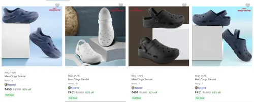 Image of Red Tape Men's Clogs at minimum 76% Discount