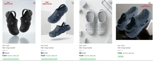 Image of Red Tape Men’s Clogs upto 88% Discount