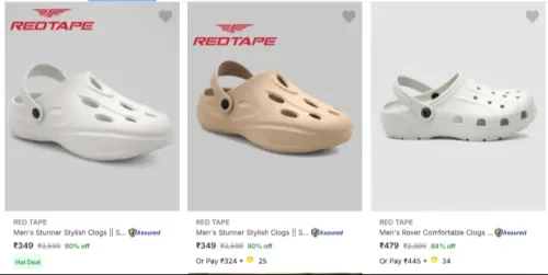 Image of Red Tape Men's Clogs up to 90% Discount
