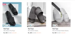 Red Tape Mens Flip Flops upto 85% Discount