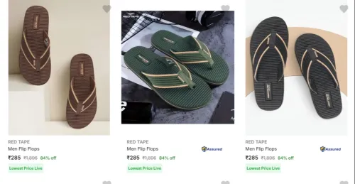 Image of Red Tape Men's Footwear at minimum 70% Discount