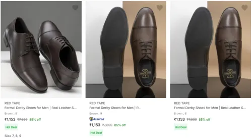 Image of Red Tape Men’s Formal Shoes @ Flat 85% Discount