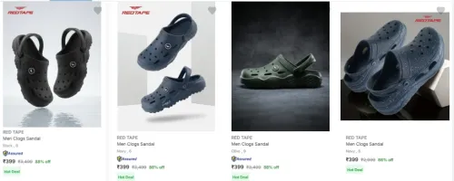 Image of Red Tape Men’s Sandals & Floaters upto 88% Off 