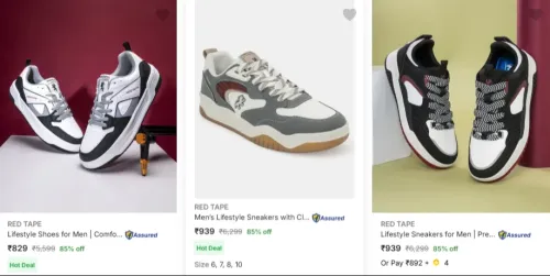 Image of RED TAPE men's Shoes at minimum 70% Discount