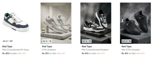 Image of Red Tape Men's shoes upto 89% Discount