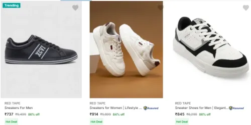 Image of Red Tape Men's Sneakers Starting @ ₹737