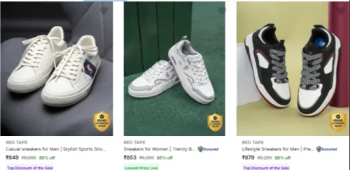 Image of Red tape Men's Sneakers Up to 85% Discount