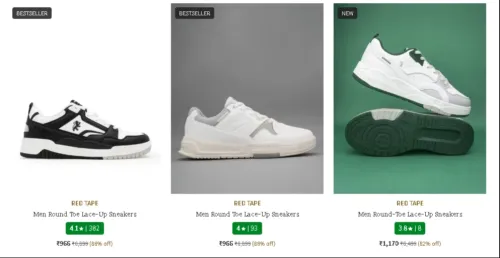 Image of Red Tape Men's Sneakers up to 86% Discount