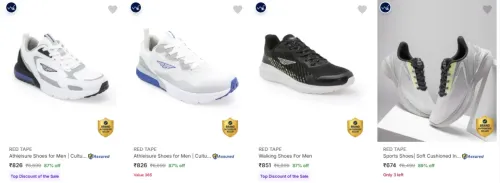 Image of RED TAPE Men’s Sports Shoes at minimum 85% Discount