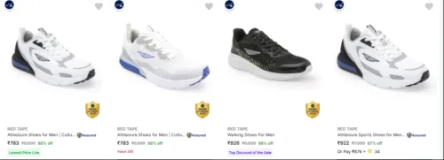 Image of RED TAPE Men’s Sports Shoes at minimum 85% Discount