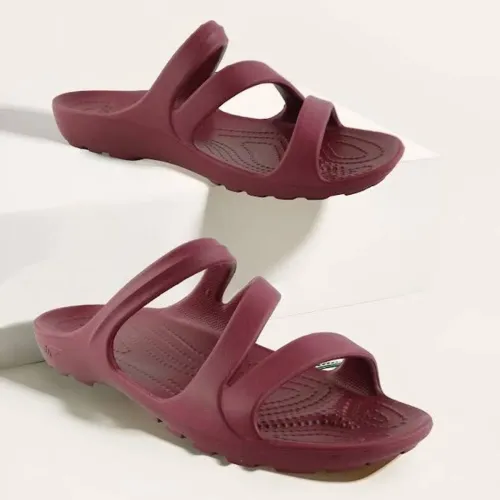 Image of RED TAPE Women Slides  (Maroon , 8)