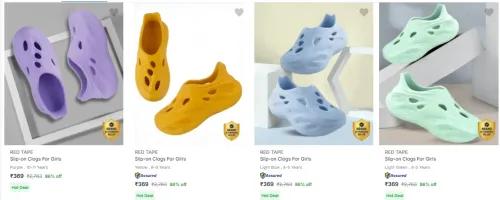 Image of Red Tape Sandals for Kids Starting @ ₹369