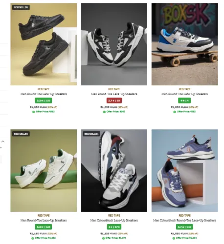 Image of Red Tape Shoes up to 86% Discount